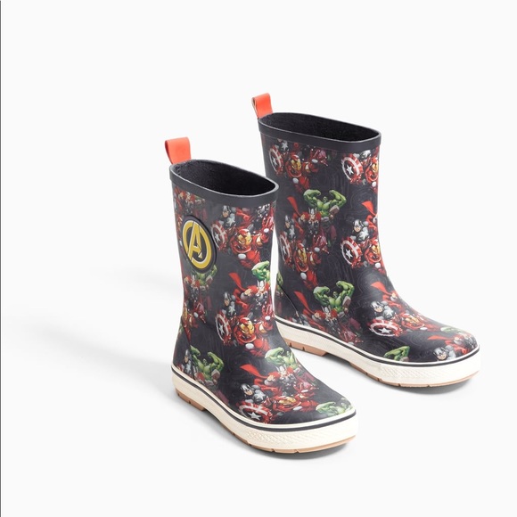 marvel rain boots